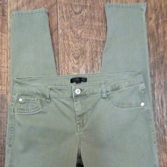 Fire Los Angeles Olive Color Skinny Jeans SZ 5 - Picture 1 of 9